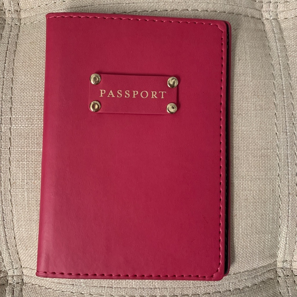 Passport cover - pink